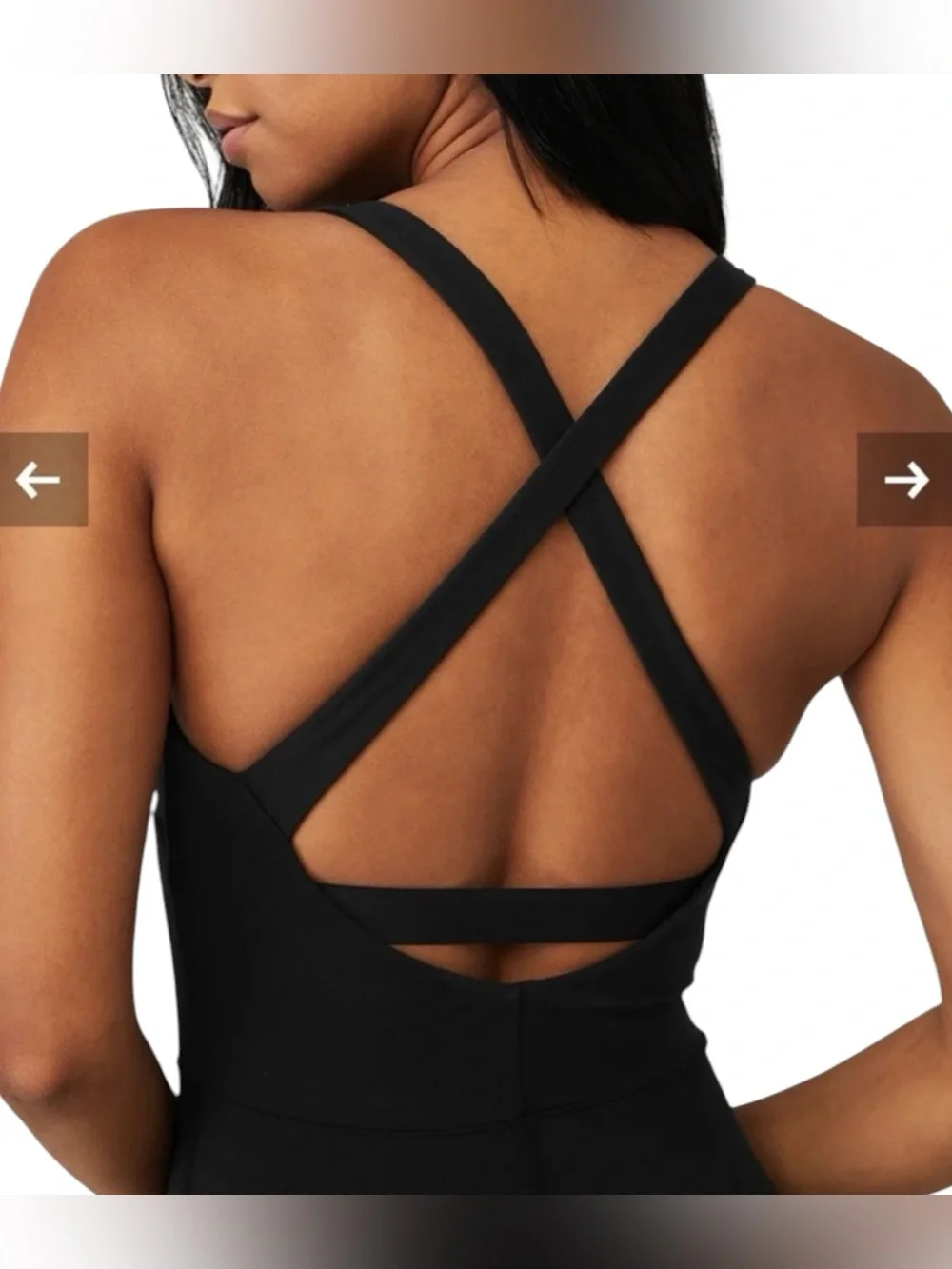 Alo Yoga Airbrush Physique Capri Jumpsuit Black Size XS Romper One Piece
